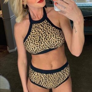Two piece Cheetah Swimsuit